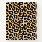 Carnet Faux Leopard Fur Wild Cat (Dos)