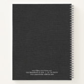 Carnet Faux lin gris foncé (Dos)