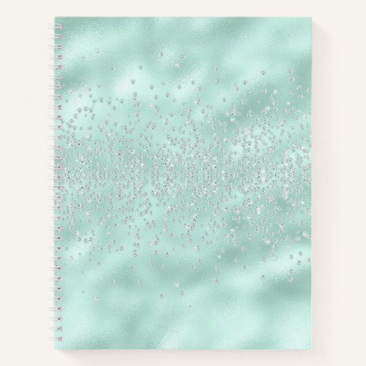 Carnet Faux Parties scintillant Pastel Sparkle Élégant Sh (Devant)
