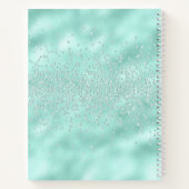 Carnet Faux Parties scintillant Pastel Sparkle Élégant Sh (Dos)