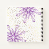 Carnet Faux parties scintillant whisk recette personnalis (Dos)
