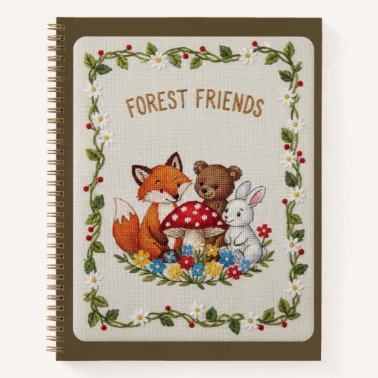 Carnet Faux Stitch Nursery Décor & Kids Keepsake (Devant)