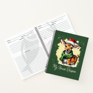 Carnet Favoris de Noël animal amusant - Fawn 1