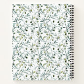Carnet Favorite Recipes Family Photo Olive Branch Pattern (Dos)