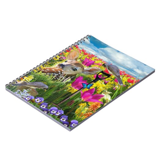 Carnet Fawn Birds (Côté gauche)