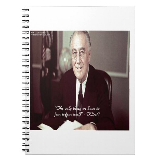 Carnet FDR et rien à craindre Citation (Devant)