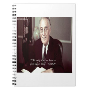Carnet FDR & Nothing To Fear Quote