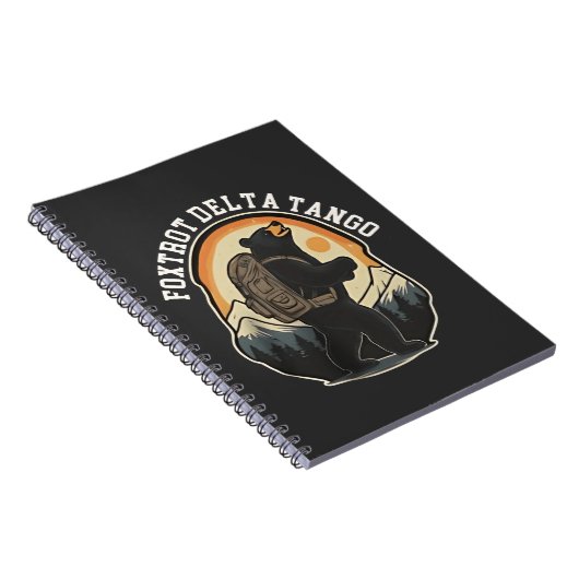 Carnet FDT résister à l'ours Foxtrot Delta Tango (Côté Droit)