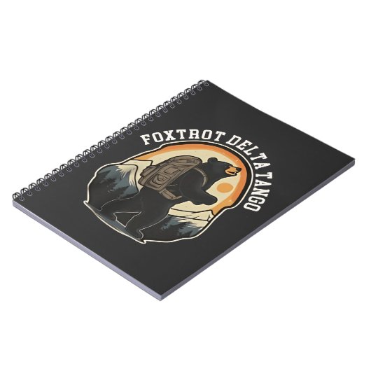 Carnet FDT résister à l'ours Foxtrot Delta Tango (Côté gauche)