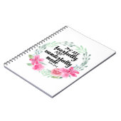 Carnet Fearful et merveilleusement fait (Côté gauche)