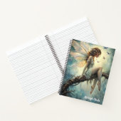 Carnet Fée assise (Intérieur)