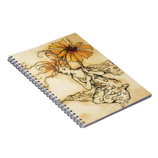 Carnet Fée avec la fleur (Côté Droit)