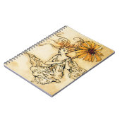 Carnet Fée avec la fleur (Côté gauche)