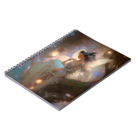 Carnet Fée avec lanterne (Côté gauche)