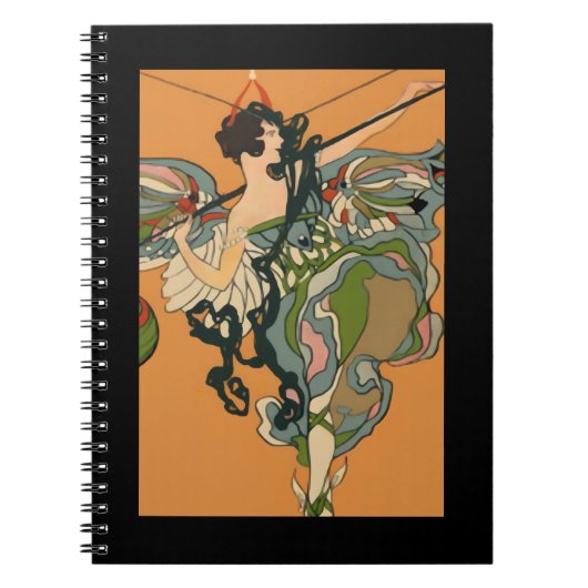 Carnet Fée Ballerine Avec Lanternes (Devant)