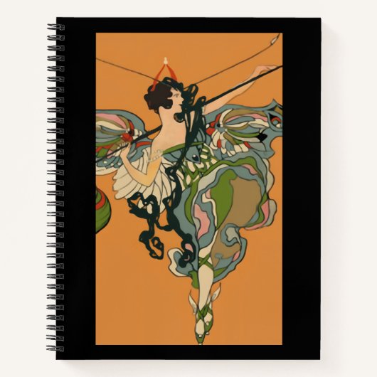 Carnet Fée Ballerine Avec Lanternes (Devant)