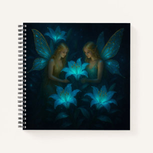 Carnet Fée Bleue Lily Ethérée Rêveuse Fantastique