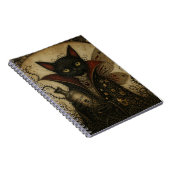 Carnet Fée Chat Noir Vampire Adorable (Côté Droit)