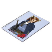 Carnet Fée cornu Faune Fantastique (Côté gauche)