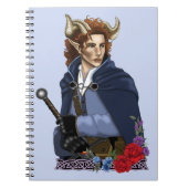 Carnet Fée cornu Faune Fantastique (Devant)