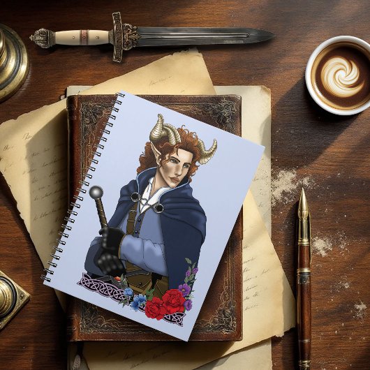 Carnet Fée cornu Faune Fantastique