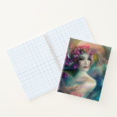 Carnet Fée Dans Le Jardin Fleur Aquarelle (Intérieur)