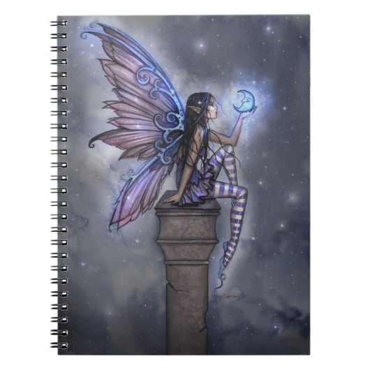 Carnet Fée de la petite lune bleue (Devant)