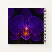 Carnet Fée de l'Orchidée Violette Luxe Élégant Fantastiqu (Dos)