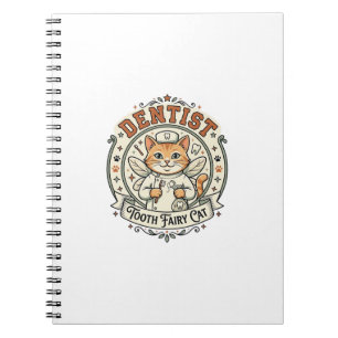 Carnet Fée des dents de dentiste Chat Fée des dents de de