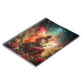 Carnet Fée en rouge (Côté gauche)