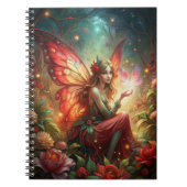 Carnet Fée en rouge (Devant)