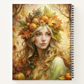 Carnet Fée Enchantée Forêt d'Automne (Dos)