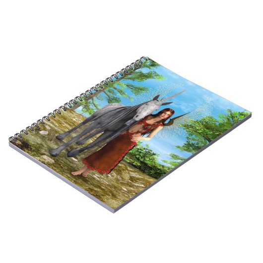 Carnet Fée et licorne (Côté gauche)