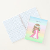 Carnet Fée magique sur couleurs pastel multicolores (Intérieur)