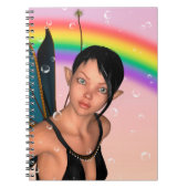 Carnet Fée sous l'arc-en-ciel (Devant)