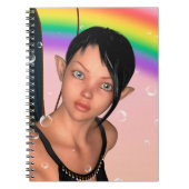 Carnet Fée sous l'arc-en-ciel (Devant)