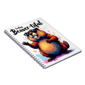 Carnet Feeling Beaver-tiful - Funny Beaver Graphic (Côté Droit)