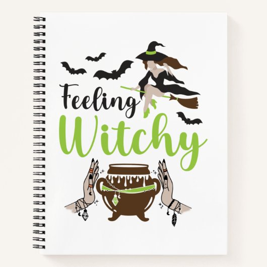Carnet Feeling witchy magic halloween (Devant)