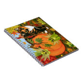 Carnet féerique d'automne d'automne de chats de (Côté Droit)