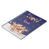 Carnet Fées de Sucre de canne de Noël pour filles de renn (Côté gauche)