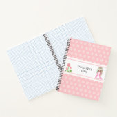 Carnet Fées et fleurs sur rose clair (Intérieur)