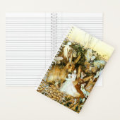 Carnet Fées et lapin (À l'intérieur)