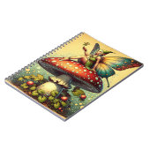 Carnet Fées vintages et champignons (Côté gauche)