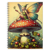 Carnet Fées vintages et champignons (Devant)