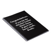 Carnet Félicitations (Côté Droit)