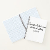 Carnet Félicitations de graduation simples clas d'ajout m (Intérieur)