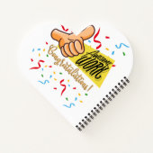 Carnet félicitations de travail impressionnantes (Dos)