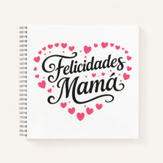 Carnet Félicitations Maman Joyeuse Fête des Mères Calligr