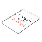 Carnet Félicitations pour le Niveau Supérieur (Côté gauche)