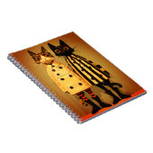 Carnet Felines de mode - Chats Quirateux et bottes (Côté Droit)